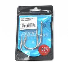 Load image into Gallery viewer, Fudo Super Ocean Tuna Ringed Eye Hooks